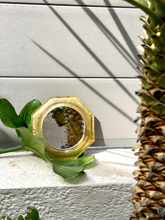 miroir cisele decoration murale 15 cm