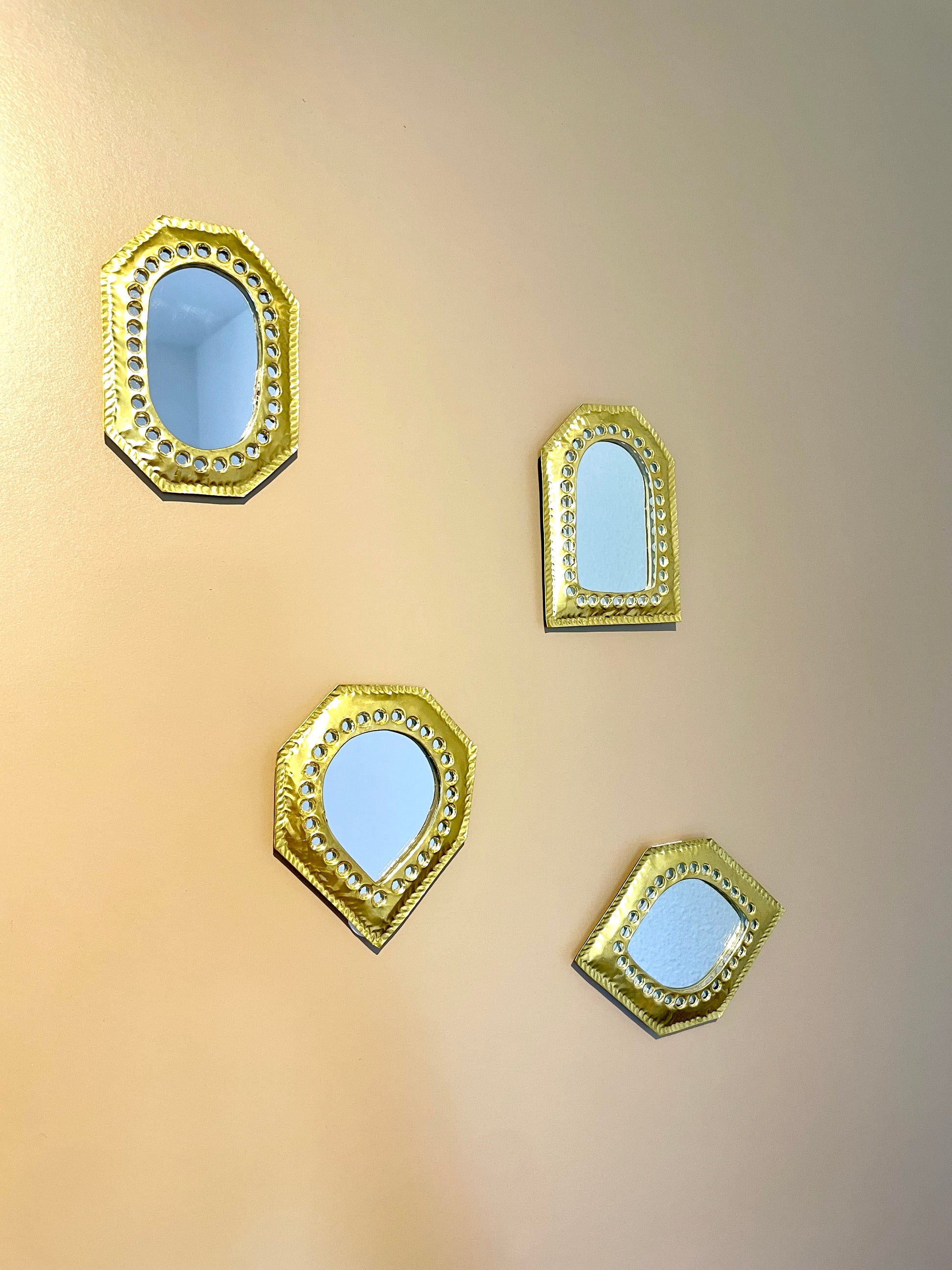 lot de 4 miroirs artisanat marocain deco chambre