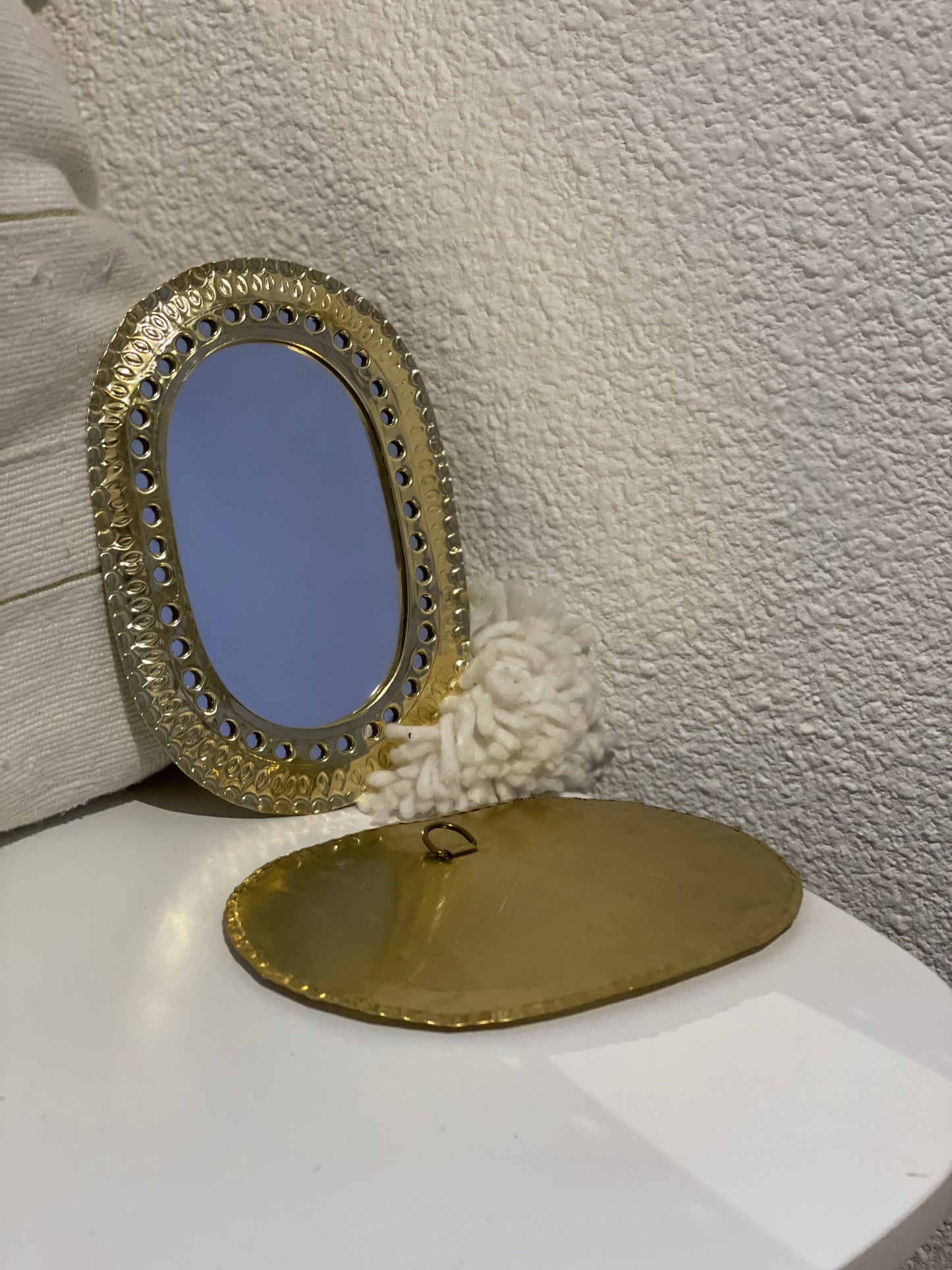 miroir ovale design contemporain